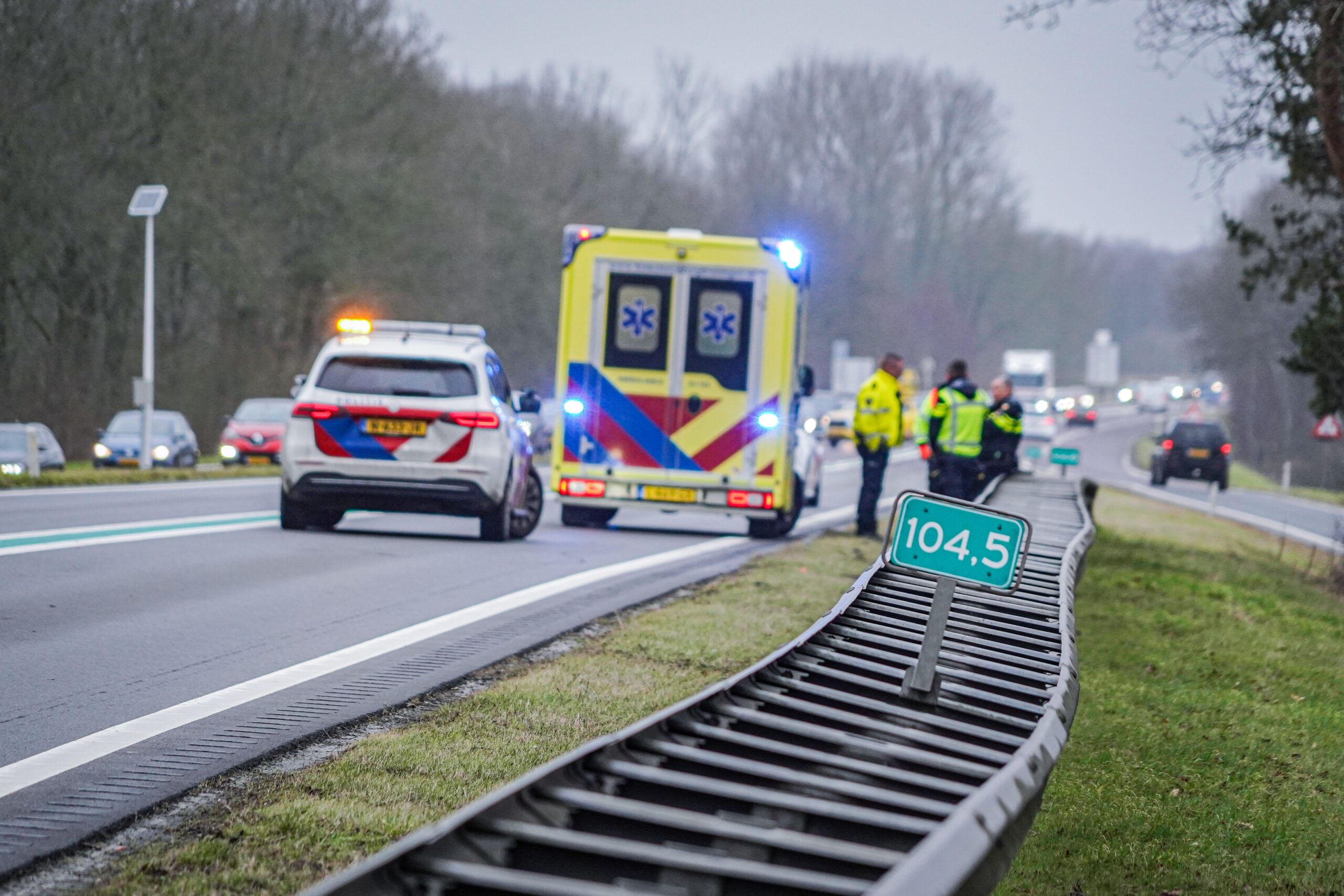 Ongeluk Met Crossmotor Op N34 Bij Zuidlaren; Weg Afgesloten ...